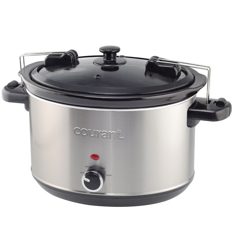 Courant 6-QT Locking Slow Cooker - Stainless Steel, 3 of 5