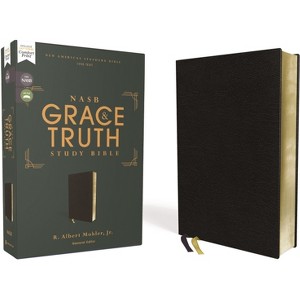 Nasb, the Grace and Truth Study Bible (Trustworthy and Practical Insights), Bonded Leather, Black, Red Letter, 1995 Text, Comfort Print - 1 of 1
