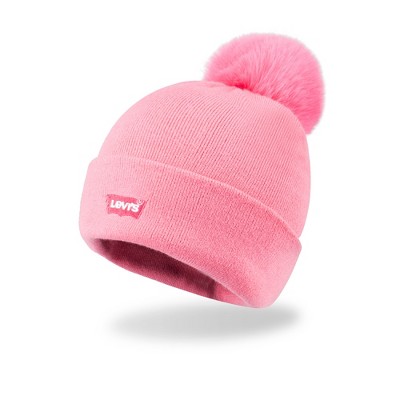 Levi's Women's Relaxed Cuffed Beanie with Pom