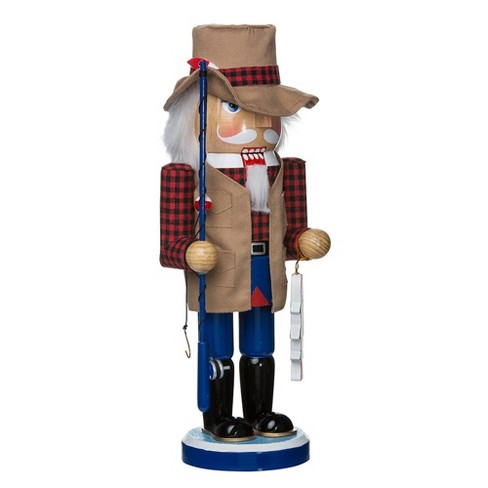 Kurt Adler Wood Yoga Santa Nutcracker | Wayfair