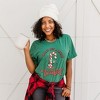 Simply Sage Market Women's A Little Twisted Candy Cane Short Sleeve Graphic Tee - 2 of 4