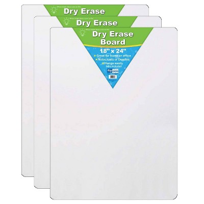 3pk 18" x 24" Dry Erase Boards - Flipside