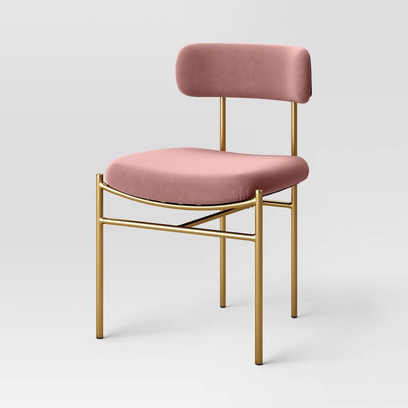 Orion Luxe Dining Chair with Brass Legs - Threshold&#8482;, 1 of 12
