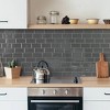 Smart Tiles 11.56'' X 8.38'' Self Adhesive 3D Peel and Stick Backsplash Tiles Gray - 3 of 4