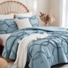 Comforter Set For Adult, 3 Piece Comforter Sets with Lace & Bedding for All Season - 2 of 4