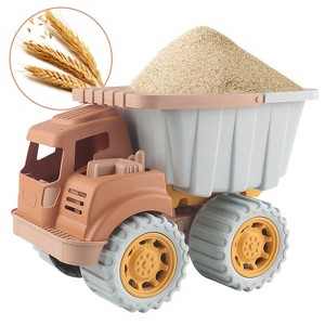 MyKids-USA Children's Wheat Straw Medium Beach Simulation Construction Vehicle Toy Blue 0-12Y - 1 of 4