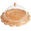 The Lakeside Collection Bamboo Cake Plate with Dome - 4 of 4