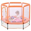 Jump Into Fun 55IN Mini Toddler Trampoline With Safety Enclosure Net ,Balls And Spring Mat Safe And Durable, Promotes Children's Health For Toddlers - 4 of 4