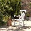 Outsunny Outdoor Wood Rocking Chair, 350 lbs. Porch Rocker with High Back for Garden, Patio, Balcony - 2 of 4