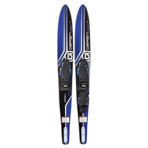 O'Brien Watersports 2191120 Adult 68 inches Celebrity Water skis Sizes 4.5-13, Blue and Black - 1 of 4