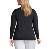 Lands' End Women's Relaxed Supima Cotton Long Sleeve Crew Neck T-Shirt - 2 of 4