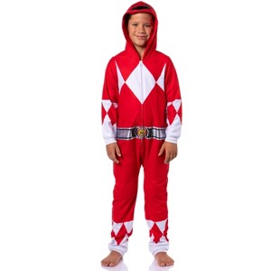 Power Rangers Boy's All Character Union Suit Sleep Pajama - 1 of 4