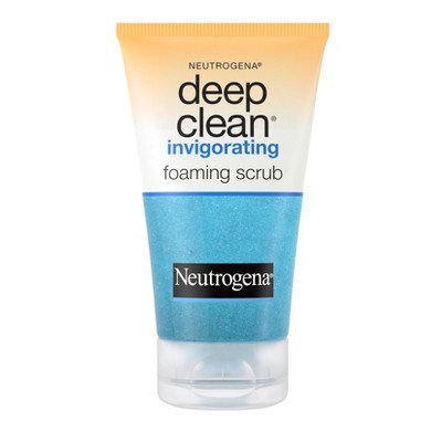 Neutrogena Deep Clean Invigorating Foaming Facial Scrub with Glycerin - 4.2 fl oz