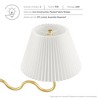 Modway Wave Squiggle 2-Light Pendant – Brass Contemporary Ceiling Fixture for Living Room or Dining - 3 of 4