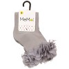 Memoi Girls' Floral Halo Cotton Anklet Socks - 3 of 4