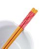 Silver Buffalo Sanrio Hello Kitty x Nissin 20-Ounce Ramen Bowl With Chopsticks and Spoon - 4 of 4