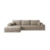 Whisen Convertible Sleeper Sofa Bed, Plush Corduroy Fabric, Back Support with Pillow - 3 of 4