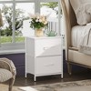 GALAXHERO Night Stand 2 Drawer Small Dresser for Bedroom, Closet, Dorm, Fabric Nightstand with Storage Bins - 4 of 4