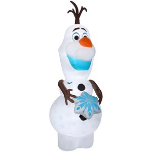 Gemmy Christmas Inflatable Olaf with Snowflake, 11 ft Tall, Multi - 1 of 4
