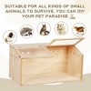 Sandinrayli Wooden Hamster Cage, Large Hamster Habitats Enclosure with Acrylic Window & Openable Top - 4 of 4