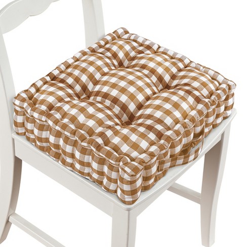 Thick Padded Tapestry Booster Tufted Chair Cushion