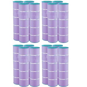 Hurricane 16 Pack HF7459-04P Platinum Purple Pool Filter Cartridge for PJAN85, Unicel C-7459, Filbur FC-0800, Jandy Industries CCL-340,CV 340 - 1 of 4