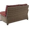 HomeStock Bradenton Outdoor Wicker Sectional Sofa - 3 of 4