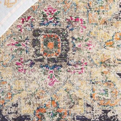 Black and Gold 8' x 10' Synthetic Non-slip Rectangular Area Rug
