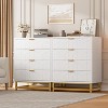 4-Drawer Dresser w/Gold-Tone Metal Handles - Bedroom Storage Organizer for Entryway, Hallway & Living Room - 2 of 4