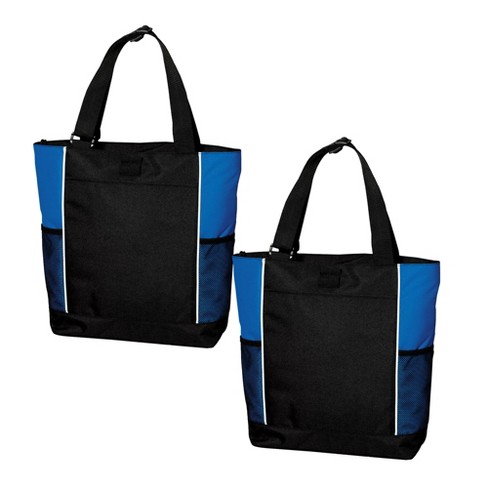 Convenient Set Of 2 Port Authority Panel Tote Bags - Spacious And ...