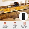 WOWLIVE Twin/Queen/Full/King Size Bed Frame with Storage Headboard, Platform Bed with Drawers & Charging Station, HB06 - 4 of 4