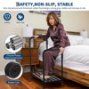 Heavy Duty Steel Step Stool for Adults with Handle, 2 Step Non-Skid Stepping Stool for Seniors, Elderly, and Handicap, Holds Up to 440 Lbs - 2 of 4