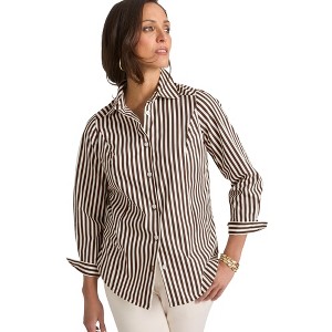Jessica London Women's Plus Size Wrinkle-Free Stretch Poplin Shirt - 1 of 4