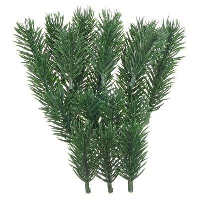 Unique Bargains Christmas DIY Decor Artificial Green Pine Needles Plant