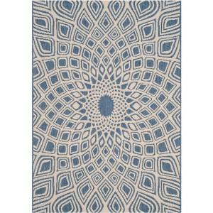 Courtyard CY6616 UV & Stain Resistant Non-Shedding Power Loomed Indoor/Outdoor Rugs - Safavieh - 1 of 4