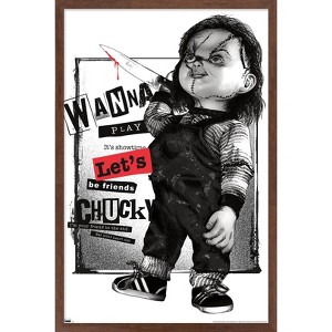 Trends International Chucky: Punk Era - Knife Framed Wall Poster Prints - 1 of 4