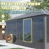 DOMETOUR 11.2x14.6FT Sunroom Aluminum Hardtop Gazebo with Steel Roof, Movable PVC Walls & Sliding Doors for Patio, Gray - 4 of 4