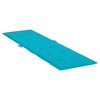 vidaXL Deck Chair Cushion Turquoise Oxford Fabric - 4 of 4