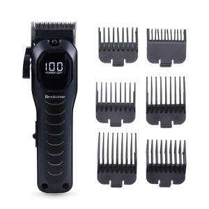 Brookstone Lithium Rechargeable Hair Clipper, Stainless Steel Foil Heads, LED Display, 180 Min Runtime, Type-C Charging - 1 of 4