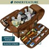 PAVILIA Toiletry Bag Women Men, Travel Toiletries Organizer Case, Essentials Shaving Dopp Kit, Cosmetic Make Up Accessories - 3 of 4