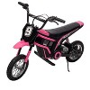 Electric Dirt Bike for Kids, 24V 350W Kids Electric Motorcycle, 3-Speed Modes, Metal Suspension, Children Ride-On Motocross Dirt Bike for 3-8 - 2 of 4