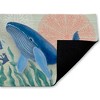 Stupell Industries Sealife Classic Whale Printed Outdoor Door Mat, design by Darlene Seale, 18"x30" - 2 of 4