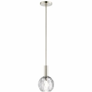 Livex Lighting Whitfield 1 - Light Pendant in  Polished Nickel - 1 of 4