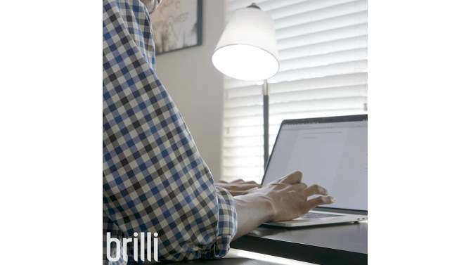 Brilli A19 60W Charge Up Energy-Boosting Dimmable LED Light Bulb White, 2 of 13, play video