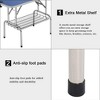 42 Inch Dog Grooming Table With Stainless Steel Legs And Arms, Static-free Board Top, Low Net Storage Basket - 3 of 4