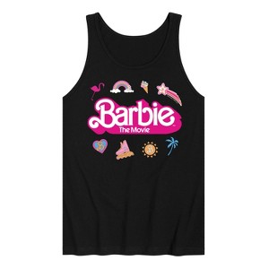 Men's - Barbie - Movie Logo Icons Graphic Tank Top - 1 of 3