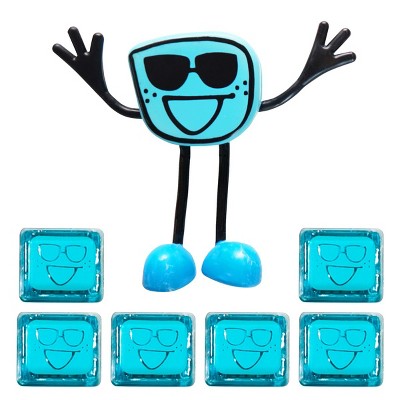 Glo Pals Character Blair & 6 Blue Light Up Water Cubes