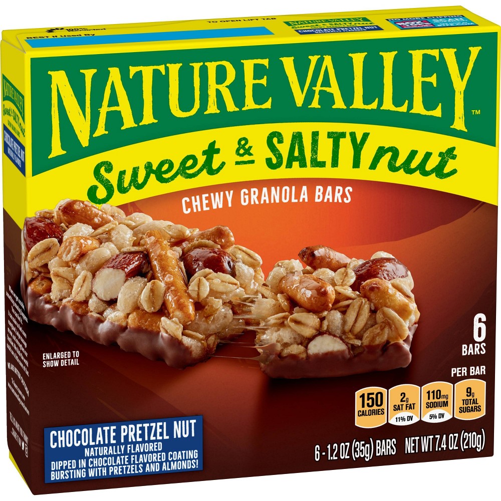 UPC 016000457980 product image for Nature Valley Sweet & Salty Chocolate Pretzel Nut Granola Bars - 6ct | upcitemdb.com