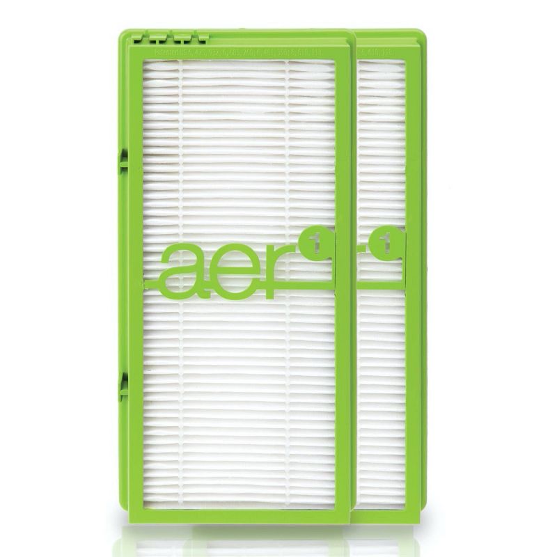 Bionaire 2pk AER1 Allergen Air Purifier Filters Green, 1 of 4