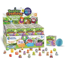 Learning Resources Beaker Creatures Series 2 Ages 5+ Collectible Surprise Toys STEM Assorted Colors Easter Basket Stuffer Homeschool 6-Pack Pods 